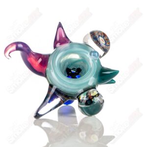 Shop #3 14mm Full Color Worked Horn Milli Bowl JMass in australian