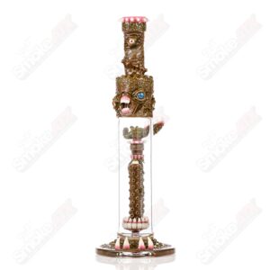 Shop Disc Perc Fully Salted Tube w/ Slide (Spanish Olive) SPG x SALT in australian