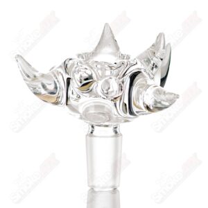 Shop #1 14mm Clear Worked Horn Bowl JMass in australian