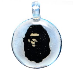 Shop Miyagi - BAPE Cloud Camo Pendant - Secret White in australian