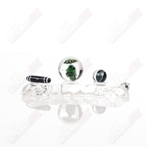 Shop Kobuki Glass Samurai Slurper Set Green in australian