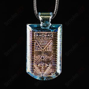 Shop Classic Tablet Pendant (Horus) Green T Glass in australian