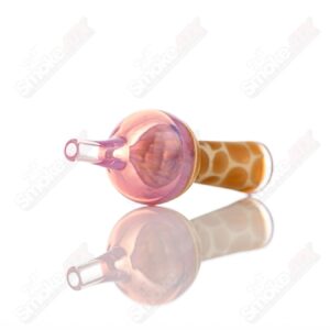 Shop Pink Giraffe Print Bubble Cap Robertson Glass in australian