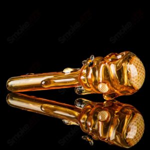 Shop Beehive Honeycomb Spoon Hand Pipe Joe P Glass in australian