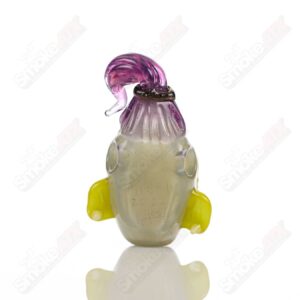 Shop Stitched Gorilla Head Pendant Firefly x Ghost Glass in australian