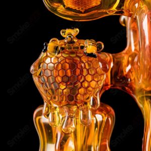 Shop Worked Honeycomb Recycler Mongrel x Joe P Glass in australian
