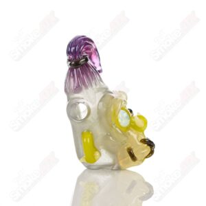 Shop Stitched Gorilla Head Pendant Firefly x Ghost Glass in australian