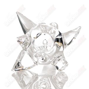 Shop #1 14mm Clear Worked Horn Bowl JMass in australian