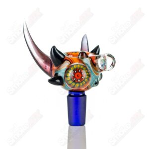 Shop #7 14mm Full Color Worked Horn Milli Bowl JMass in australian