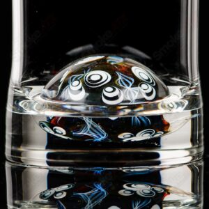 Shop #1 Craft Beer Glass w Reticello Accents and Dotstack Base Indo Glass in australian