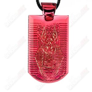 Shop Classic Tablet Pendant (Anubis) Green T Glass in australian