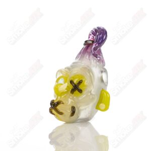 Shop Stitched Gorilla Head Pendant Firefly x Ghost Glass in australian