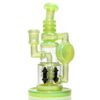 Shop Ill Glass - Custom Flux Cycler w/ Stabilization Pylons - Opal Lime & Crushed Opal in australian