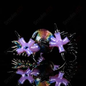 Shop Dichro EDM Owl by Four Winds Flameworks & Turtle Time Glass in australian