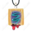 Shop Purple/Teal Icing Pop Tart Pendant Renee Patula in australian