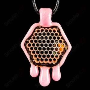Shop 2" Honeycomb Drip Pendant (Cadillac Pink) Joe P Glass in australian