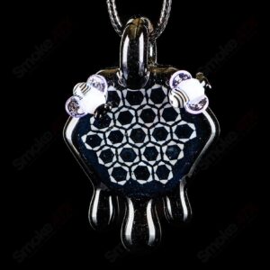Shop 2" Honeycomb Drip Pendant (Black&White) Joe P Glass in australian