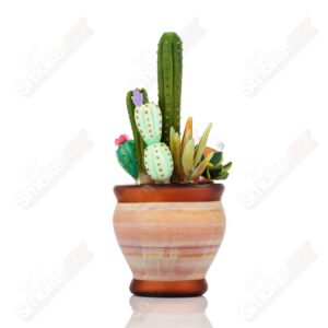 Shop 14mm Cactus Succulent Waterpipe by Turtle Time & Sarita Glass in australian