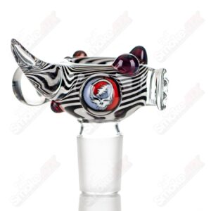 Shop #4 19mm Full Color Worked Horn Milli Bowl JMass in australian