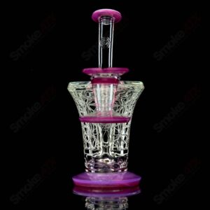 Shop Reverse Beaker 2.0 (Greasy Glass) Rosaline over Icewater Avant-Garde Glass in australian