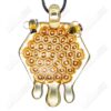 Shop 3" Large Honeycomb Drip Pendant w/ Custom Millifiori Joe P Glass in australian