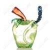 Shop Green Apple Rig w/ Worm Dabber Pouch Glass in australian
