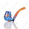 Shop Cobalt Sherlock W/ Multi-Color Flowers by Sarita Glass in australian