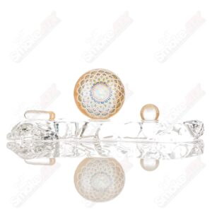 Shop #3 Geometric Slurper Marble JH Glassworks in australian