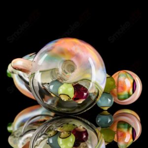 Shop UV Reactive Multicolor Recycler Rig Earl Jr. x Aquariust Glass in australian