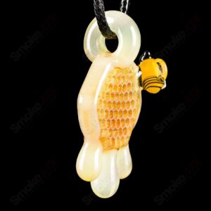 Shop Medium Honeycomb Drip Pendant (Milky) Joe P Glass in australian
