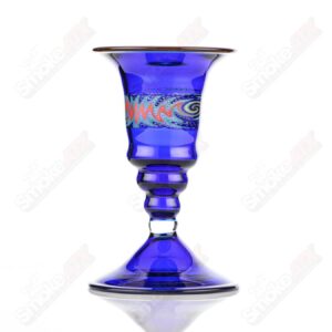 Shop Cobalt Wig Wag Footed Sherry Glass Eusheen (2005) in australian