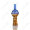 Shop Blue Giraffe Print Bubble Cap Robertson Glass in australian