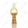 Shop Yellow Giraffe Print Bubble Cap Robertson Glass in australian