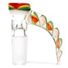Shop Pho_Sco - Single Hole Linework Horn Slide - 14mm - Rainbow Rasta #3 in australian