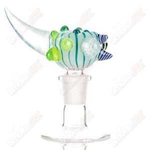 Shop #10 14mm Full Color Worked Horn Milli Bowl JMass in australian