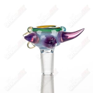 Shop #14 14mm Full Color Worked Horn Milli Bowl JMass in australian