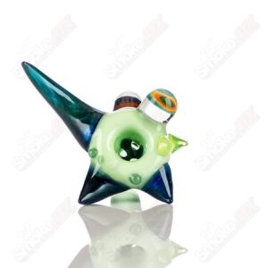 Shop #8 14mm Full Color Worked Horn Milli Bowl JMass in australian