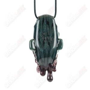Shop Ripped Jaw Pendant Firefly x Ghost Glass in australian