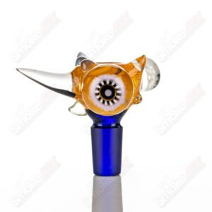 Shop #16 14mm Full Color Worked Horn Milli Bowl JMass in australian