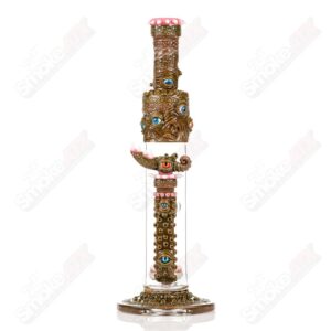 Shop Disc Perc Fully Salted Tube w/ Slide (Spanish Olive) SPG x SALT in australian