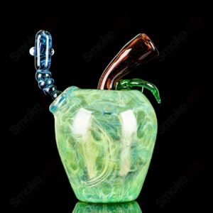Shop Green Apple Rig w/ Worm Dabber Pouch Glass in australian