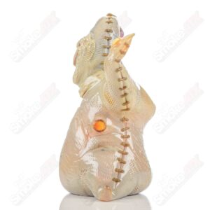 Shop Oogie Boogie Squat Lock Dry Pipe Ghost Glass in australian