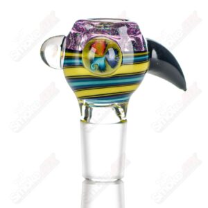 Shop #4 18mm Color Worked Slide Bowl Jeremy from Oregon in australian