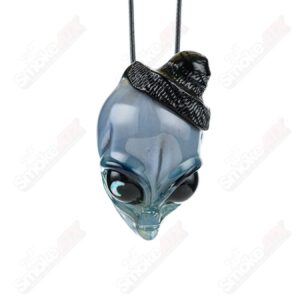 Shop #1 Alien Pendant w Beanie Ghost Glass in australian