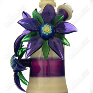 Shop Yellow & Purple Habitat X Kimmo Glass Flower Rig in australian