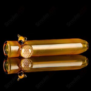 Shop One Hitter Honeycomb & Bee Chillum Joe P Glass in australian