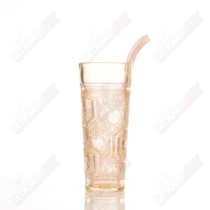 Shop Sizelove Chewy Tesseract Drinking Cup w Built-in Straw Avant-Garde Glass in australian