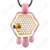 Shop 2" Honeycomb Drip Pendant (Cadillac Pink) Joe P Glass in australian