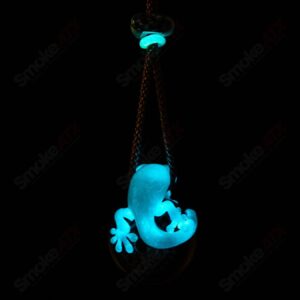 Shop Gecko and the Flower Pendant Kengtaro Glass in australian