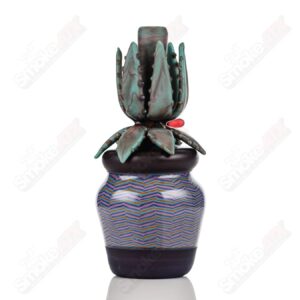 Shop 10mm Worked Cactus Waterpipe by Bird Dog & Sarita Glass in australian